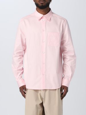 LOEWE PINK PREMIUM FRONT POCKET EMBROIDERY SHIRT