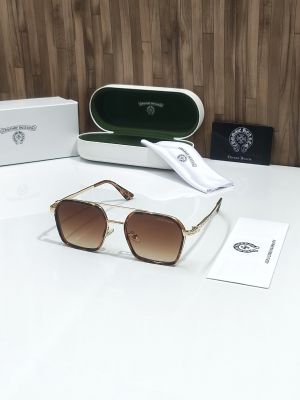 CHROME HEART METAL GOLD BROWN STYLISH HIT MODEL 309