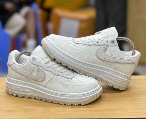 Nik_e airforce 1  LUXE SUMMIT WHITE Men Shoes