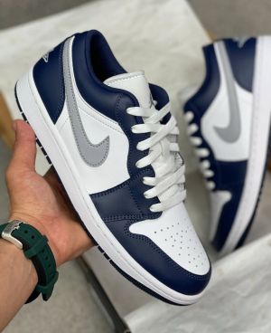 Nik_e jordan 1 low MIDNIGHT NEVY Men Shoes