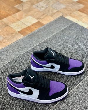 Nik_e jordan 1 low COURT PURPLE Men Shoes