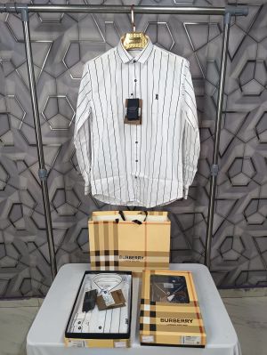 Burberry_White_Embroidery_Logo_Lining_Shirt_With_Brand_Box_And_Carry_Bag_(1707)