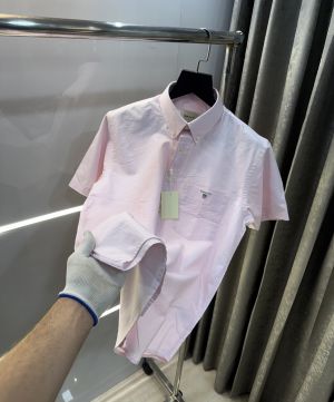 Gant Pink Premium Classic Half Shirt