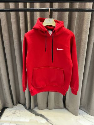 Nik_e Fleece Hoodie  red
