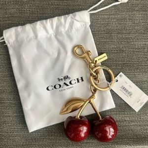 COAC.H CHERRY BAG CHARM  ACCESSORIES PREMIUM WITH OG BOX