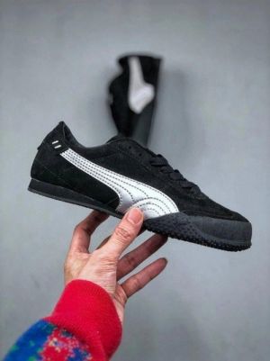 Pum a Bella Ut Leather Black Silver Sneakers