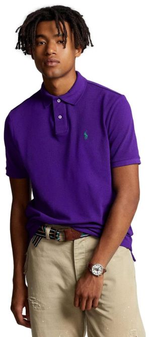 SALE Ralph_Lauren Chest Logo Polo T-shirt Purple 