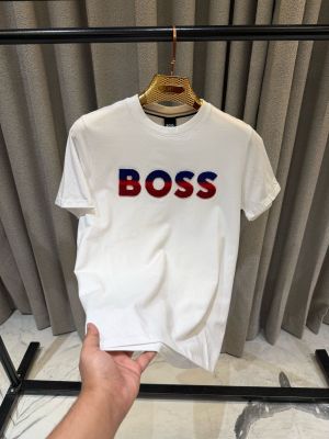 Sale Boss Middle Brand Print Round Neck T-shirt 