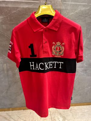 HACKET_T RED BLACK PREMIUM IMPORTED POLO