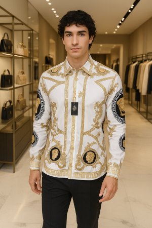 Versac_e Borooco White Imported Shirt