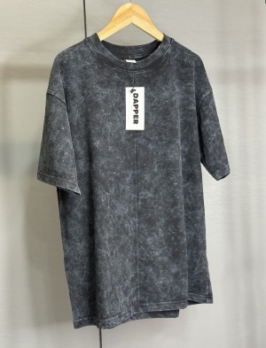 Black Acid Washed Oversized T shirt