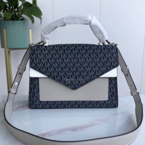 MICHAEL-Michael-Kors Ludlow Signature Leather Satchel Bag with box 71