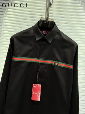 GUCC_I BLACK FRONT STRIP PREMIUM FULL SLEEVES WITH BOX