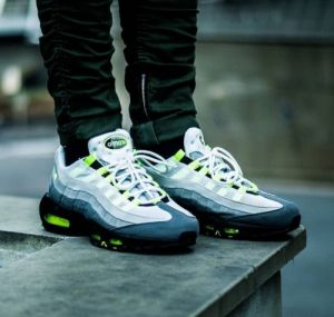 Nik_e airmax 95 NEON BIG BUBBLE Men Shoes