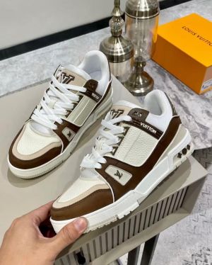 Loui_s Vuitton LV street style trainer  MOCHA Men Shoes