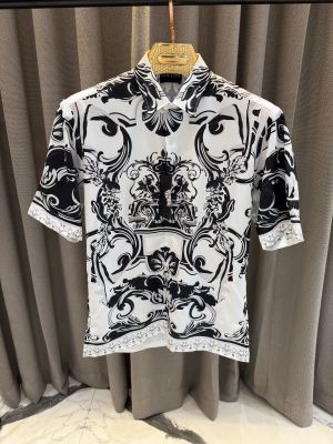 VERSACE_COUTURE_WHITE_PRINTED_PREMIUM_HALF_SHIRT_WITH_BOX_PACKING_(1690)