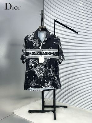Christian_Dior_Black_All_Over_Digital_Print_Premium_Shirt_With_Box_Packing_(1562)
