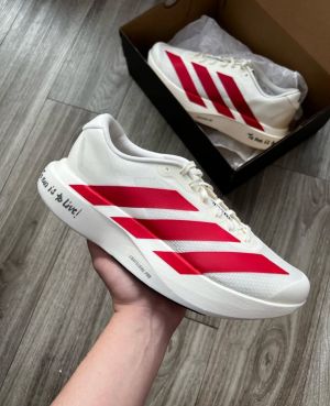 Adida_s adizero evo sl WHITE RED Men Shoes