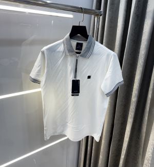 Arman i Exchange White Patch Logo Premium Polo T-Shirt