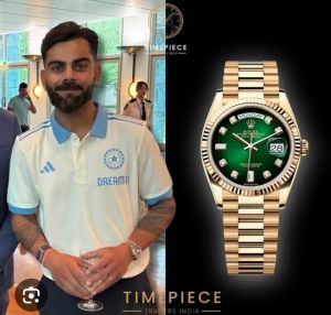 ROLLEX DATE JUST DIAMOND Gold green stainless steel jubilee belt 003