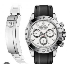 ROLE.X DAYTONA COSMOGRAPH 003 Silicon belt white panda dial