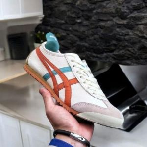 Onitsuk_a Tiger Mexico 66 Cream Piquant Orange Sneakers For Mens Shoes