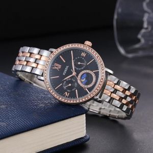 Fossi_l Es3121 Jacqueline Sun Moon Two-Tone-Copper-Black