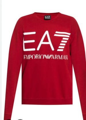 SALE EA 7 Arman i imported sweatshirt black red limited edition premium quality