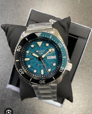 SEIKO 5 AUTO RAINBOW WATCH green 014