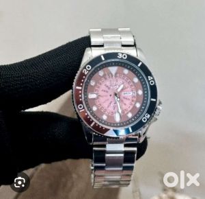 SEIKO 5 AUTO RAINBOW WATCH majanta red 014