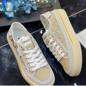 Coach_CitySole_Sneaker_Beige_Canvas_For_Women_With_OriginalBox