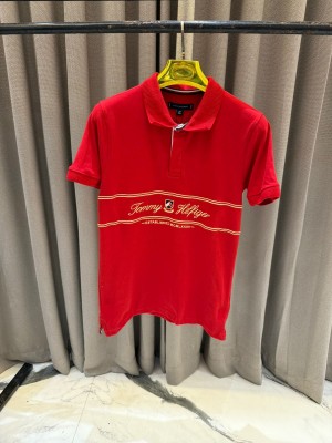 SALE TOMMY HILFIGE_R RED PREMIUM POLO