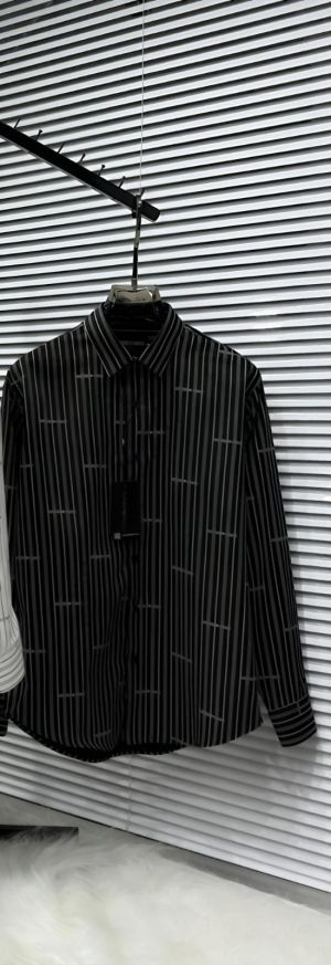Armani_Exchange_Black_All_Over_Logo_Print_Premium_Exclusive_Shirt_With_Box_And_Carry_Bag_(1732)