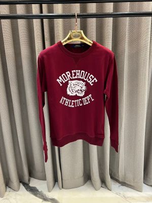 SALE POLO RALPH LAURE_N MAROON PREMIUM SWEATSHIRT