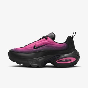Nik_e AirMax Portal Black and Pink Women Shoes