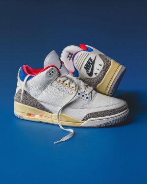 Nik e Air Jordan 3 Seoul 2.0 Grey Cement Basketball Sneakers