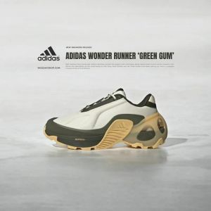 Adida s Wonder Runner White Yellow Green Running Shoes