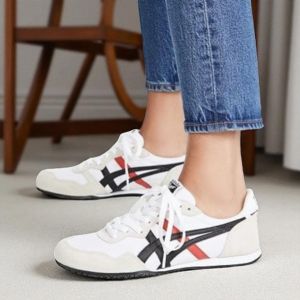 Onitsuka Tiger Serrano White Black Red Sneakers