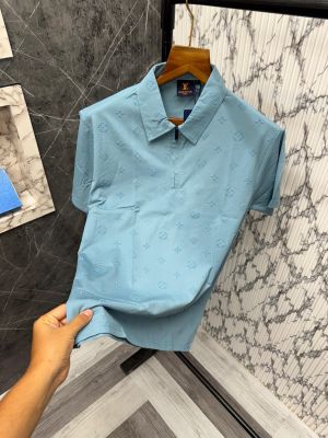 .Sale.Louis.Vuitton.Imported.Very.Premium.polo.Neck.Tshirts.CS126