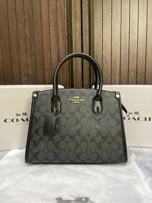 Coac_h Satchel Top Handle Sleek with magnet box 535