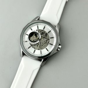 Arman i Exchange All White With Silver Premium Automatic Watch