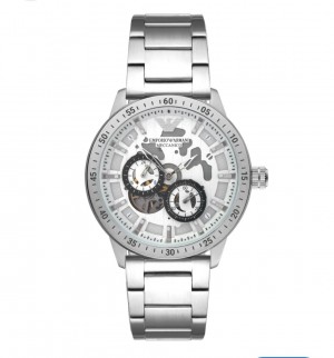 Sale sale AX AUTO WATCH PREMIUM SILVER BLACK 005