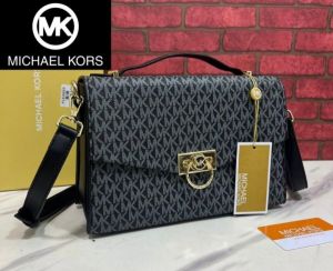 Michael_Kors_Hendrix_Logo_Cross-Body_Bag_With_OG_Magnetic_Box_&_Dust_Bag_(3810_Coffee_Brown)