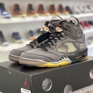 AIR JORDA_N RETRO 5 SP OFF-WHITE MUSLIN [GREY] 2108025