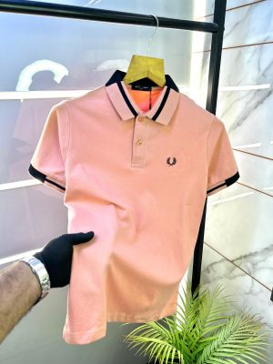 Fred Perry Pink Polo Premium Collar Neck T-shirt F2662-PI