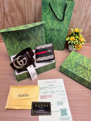 GUCCI_Premium_Belt_&_wallet_Combo_C423