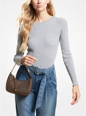 Michael_Kors_MK Jet Set Charm Shoulder Bag With OG Box & Dust Bag (Brown - 413)
