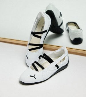 Pumaa speedcat ballet white black C S