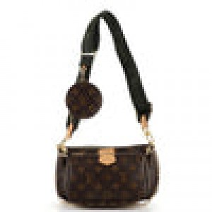 Louis Vuitto_n multi pochette  black belt with box