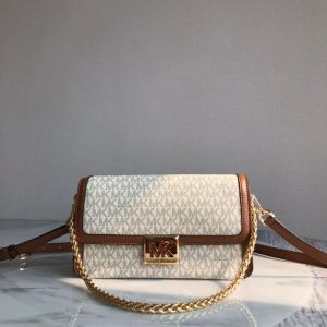 Michael_Kors_Sonia_Shoulder_Bag_Beige_Brown_With_OG_Magnectic_Box_&_Dust_Bag_22309